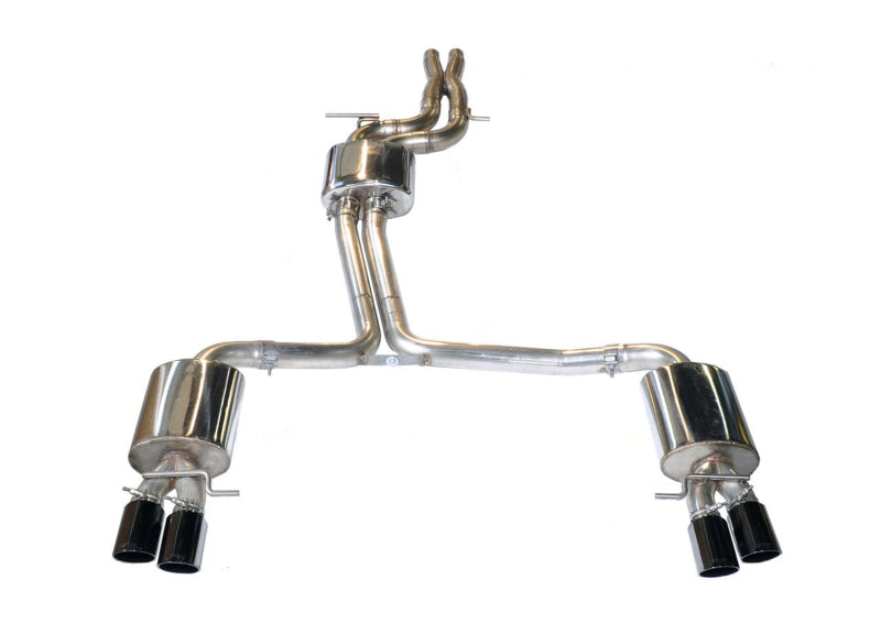 AWE Tuning Audi B8 S5 4.2L Touring Edition Exhaust System - Diamond Black Tips - Precision R