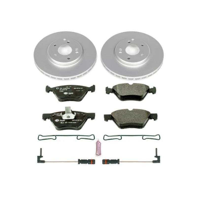 Power Stop 98-02 Mercedes-Benz CLK320 Front Euro-Stop Brake Kit