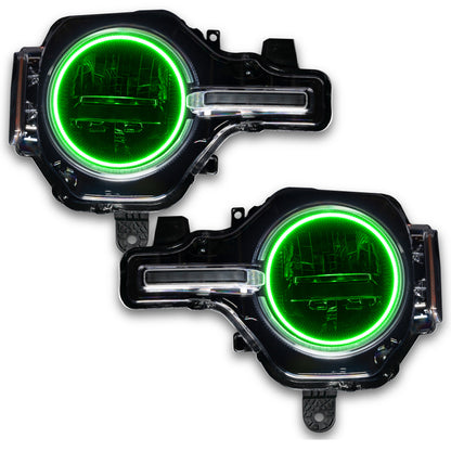 Oracle 2021 Ford Bronco Base Headlight LED Halo Kit - ColorSHIFT - w/ Simple Controller SEE WARRANTY