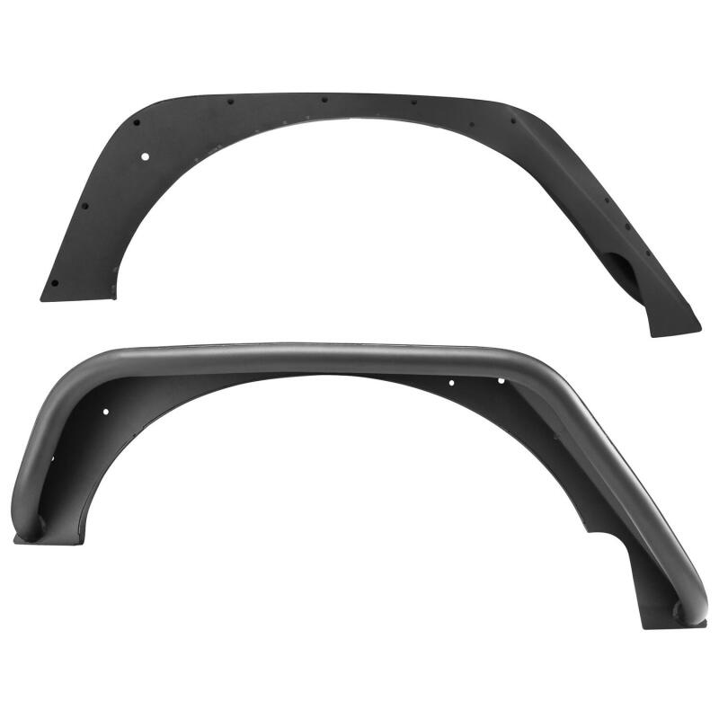 Westin/Snyper 07-17 Jeep Wrangler Tube Fenders - Rear - Textured Black