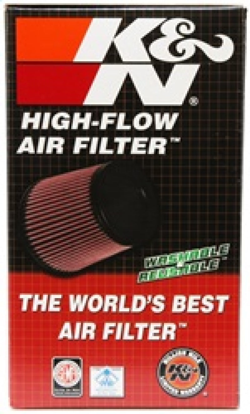 K&N Universal Clamp-On Air Filter 3-1/2in FLG / 6in B / 4-1/2in T / 9in H