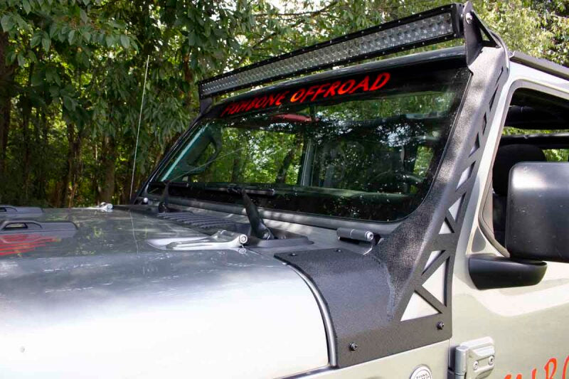 Fishbone Offroad 2018+ Jeep Wrangler JL Windshield Light Bracket