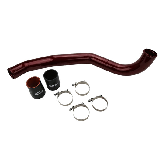 Wehrli 17-19 Chevrolet 6.6L L5P Duramax Driver Side 3in Intercooler Pipe - WCFab Red