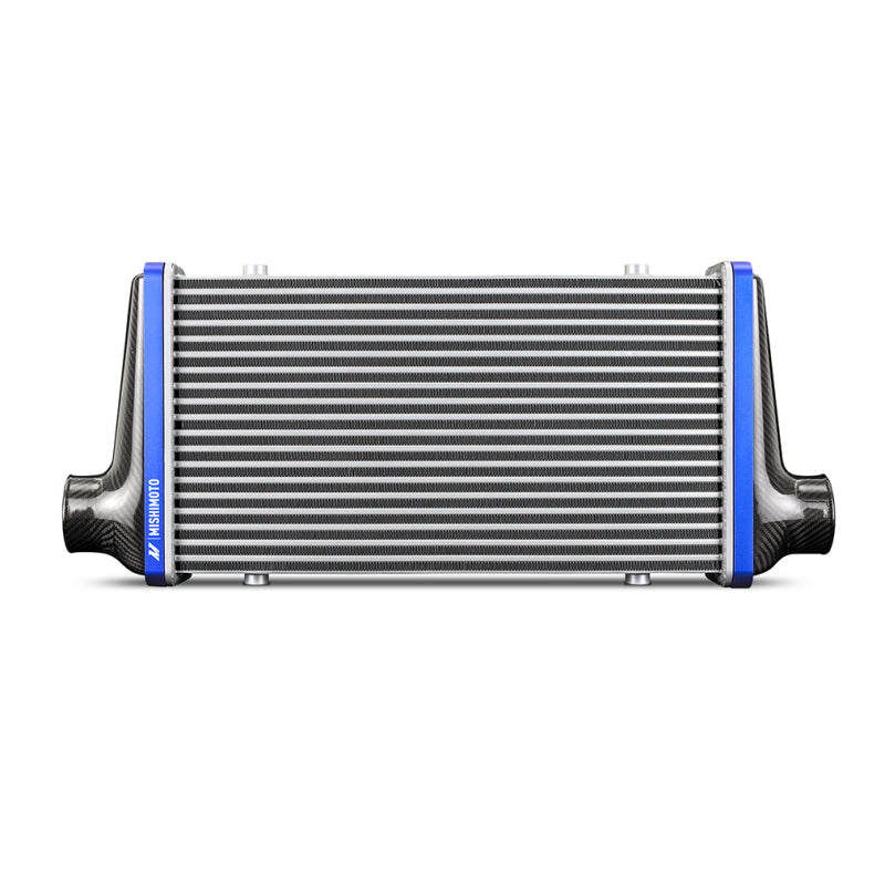 Mishimoto Universal Carbon Fiber Intercooler - Matte Tanks - 450mm Silver Core - S-Flow - R V-Band