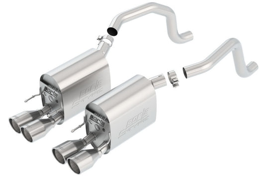 Borla 09-12 Corvette Coupe/Conv 6.2L 8cyl 6spd RWD inS-Type IIin Exhaust (rear section only)