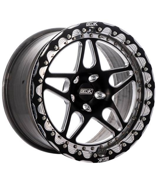 Belak 18x11 / 6.75in BS / 5x112mm BP / High Pad / Series 3 - Single Beadlock Wheel