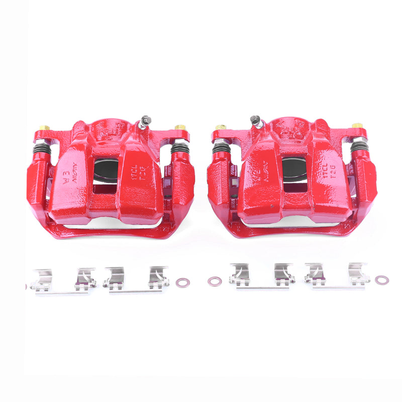 Power Stop 13-18 Honda Accord Front Red Calipers w/Brackets - Pair