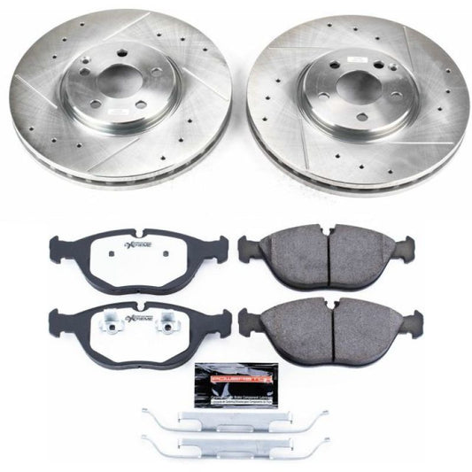 Power Stop 04-05 Mercedes-Benz E500 Front Z26 Street Warrior Brake Kit