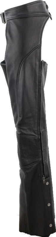 Kuryakyn Leather By River Road Sierra Leather Chaps Black Womens - Small