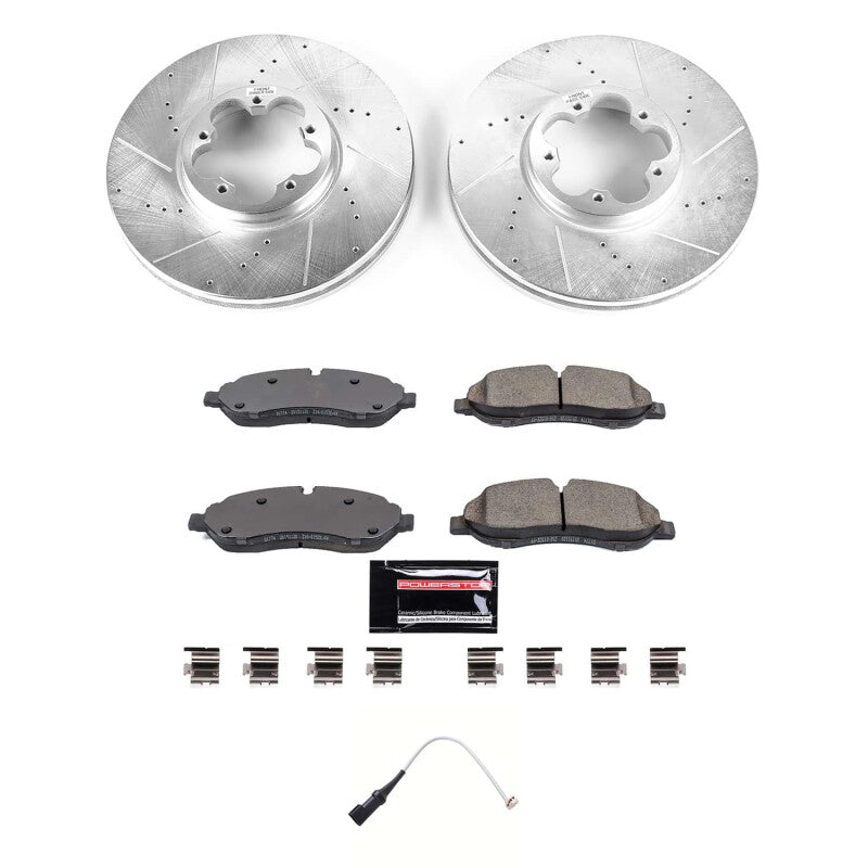 Power Stop 20-21 Ford Transit-350 Front Z23 Evolution Brake Kit