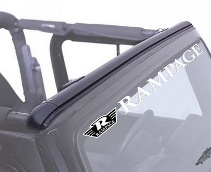 Rampage 1997-2006 Jeep Wrangler(TJ) Windshield Channel - Black