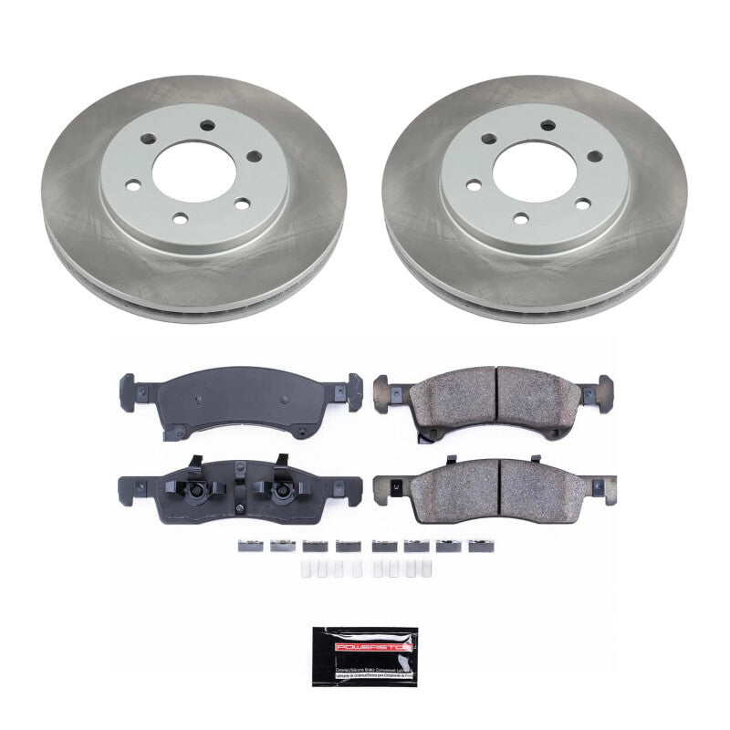 Power Stop 03-06 Lincoln Navigator Front Semi-Coated Rotor Kit