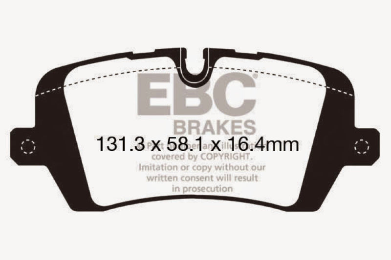 EBC 13+ Land Rover Range Rover 3.0 Supercharged Greenstuff Rear Brake Pads