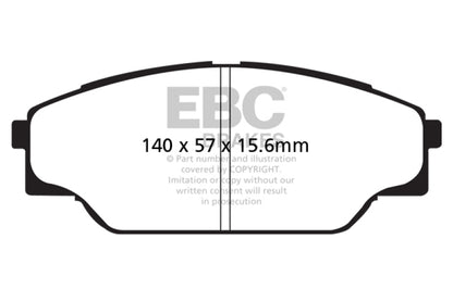 EBC 93-98 Toyota T100 Pick Up 1 Ton 2WD Greenstuff Front Brake Pads