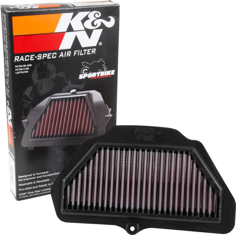 K&N 2016 Kawasaki ZX1000 Ninja ZX-10R Race Specific Replacement Air Filter