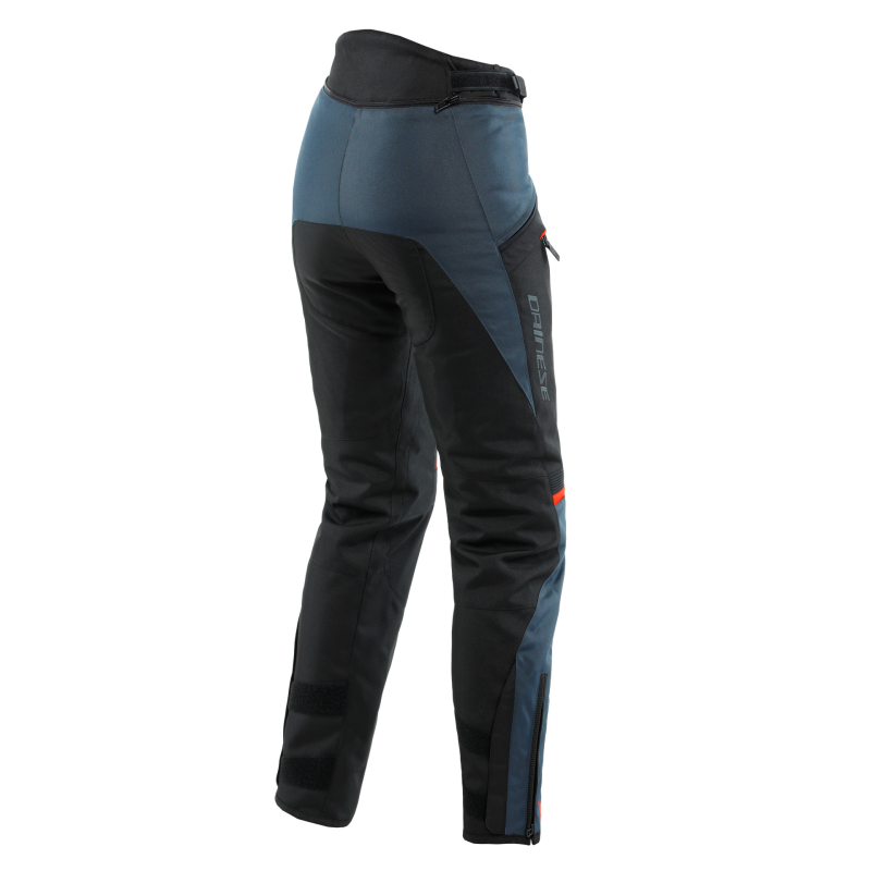 Dainese Tempest 3 Lady D-Dry Pants Ebony/Black/Lava-Red Size - 38