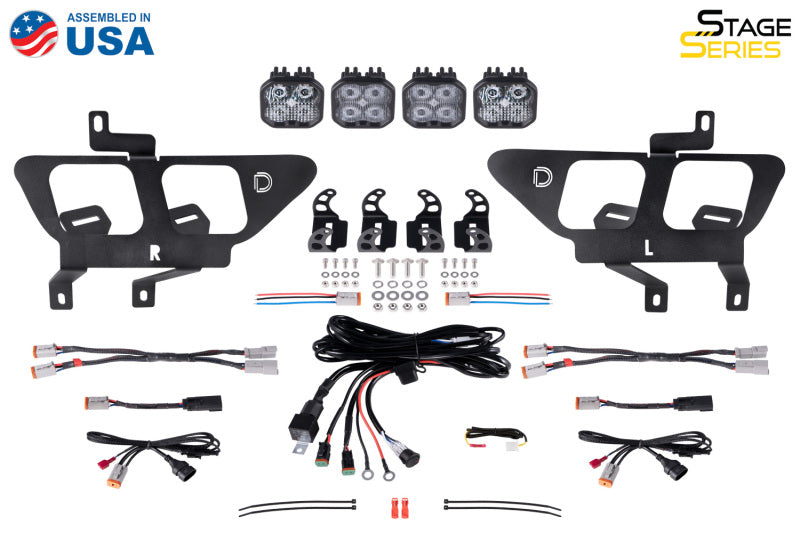 Diode Dynamics 21-22 Ford F-150 Stage Series Fog Pocket Mounting Brackets