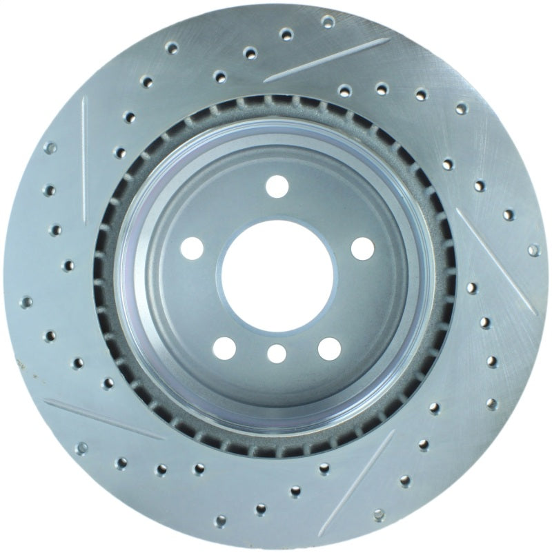 StopTech Select Sport 07-13 BMW 335i Slotted & Drilled Vented Left Rear Brake Rotor