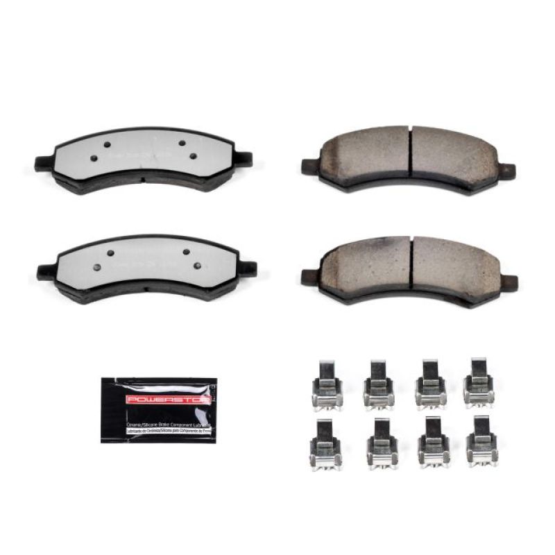 Power Stop 07-09 Chrysler Aspen Front Z36 Truck & Tow Brake Pads w/Hardware