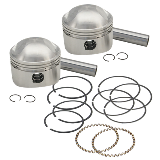 S&S Cycle 36-84 BT 3-7/16in x Up To 4-3/4in Stroke HC Piston Set - Standard