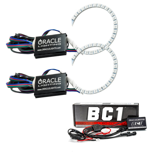 Oracle 18-21 Ford Mustang LED Headlight Halo Kit - ColorSHIFT w/ BC1 Controller SEE WARRANTY