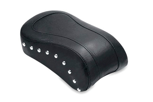 Mustang 84-06 Harley Standard Rear Tire Standard Touring Passenger Seat w/Studs - Black