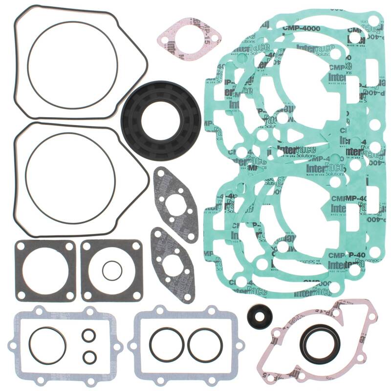 Vertex Pistons Complete Gasket Kt W/Oil Seals