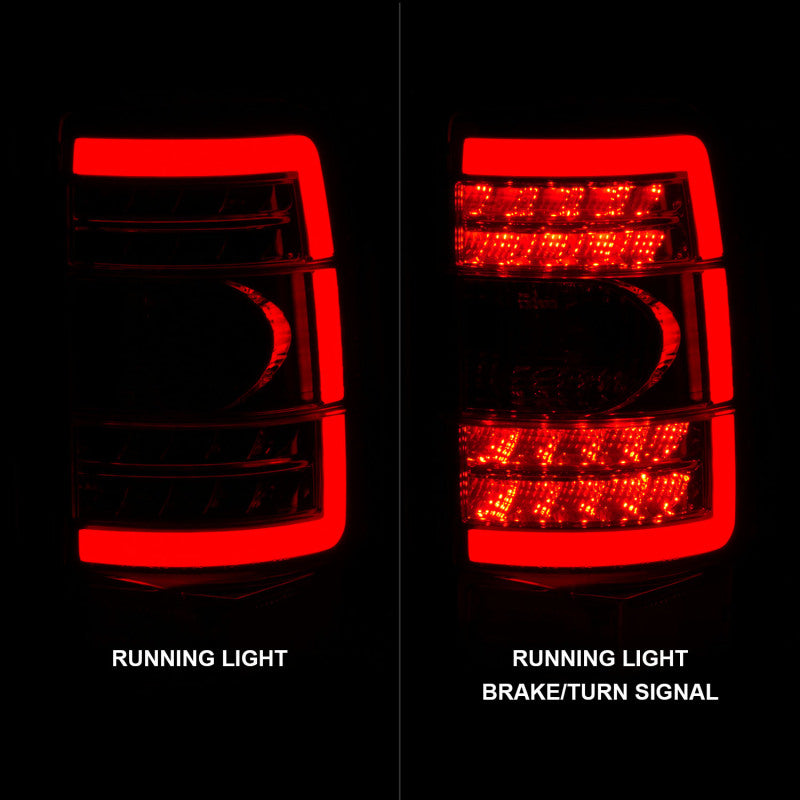 ANZO 2000-2006 Chevrolet Tahoe LED Tail Lights w/ Red Lens Chrome Housing