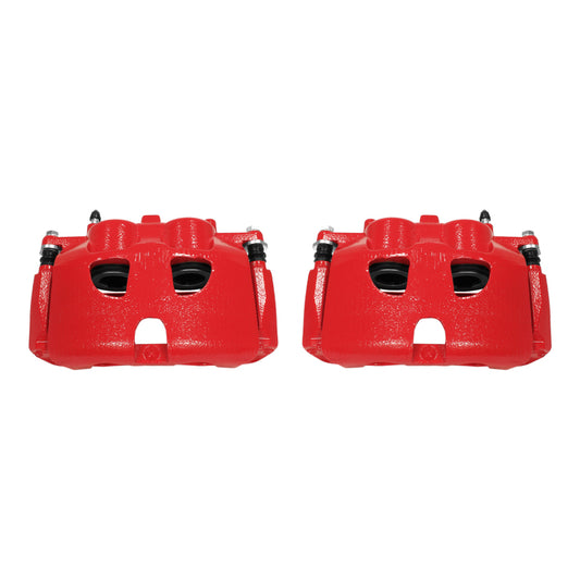 Power Stop 10-17 Ford Expedition Front Red Calipers w/Brackets - Pair