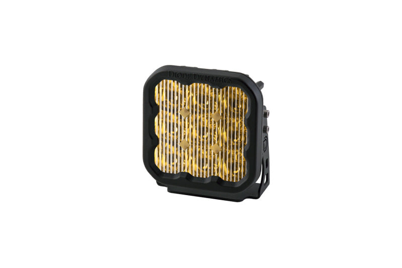 Diode Dynamics SS5 LED Pod Sport - Yellow Driving (Single)