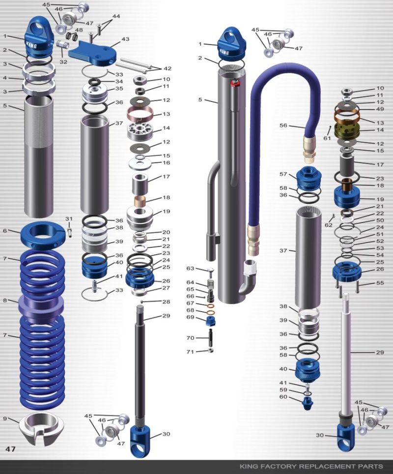 King Shocks Shaft .875 Dia 13.704