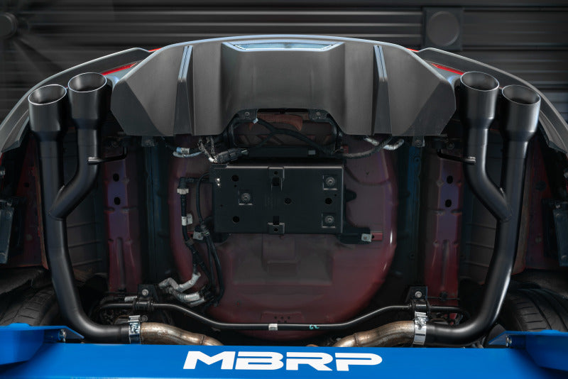 MBRP 18-20 Ford Mustang GT 2.5in T304 Non Active Dual Axle Back Exhaust System - 4in Dual Wall Tips