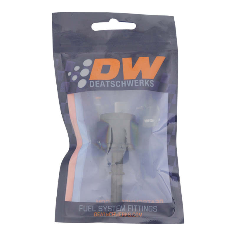 DeatschWerks 10AN Female Flare Swivel to 5/16in Male EFI Quick Disconnect - Anodized Matte Black