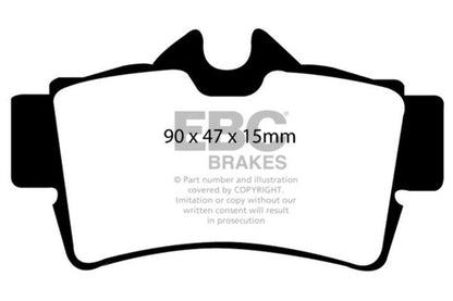 EBC 94-04 Ford Mustang 4.6 Cobra Ultimax2 Rear Brake Pads