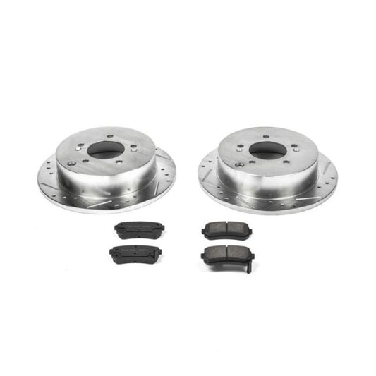 Power Stop 10-15 Hyundai Tucson Rear Z23 Evolution Sport Brake Kit