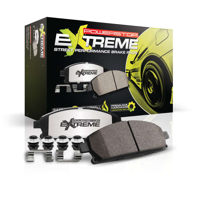 Power Stop 08-14 Lexus IS F Rear Z26 Extreme Street Brake Pads w/Hardware