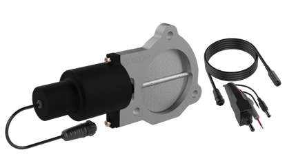 QTP 3.5in Bolt-On QTEC Electric Cutout Valve - Single