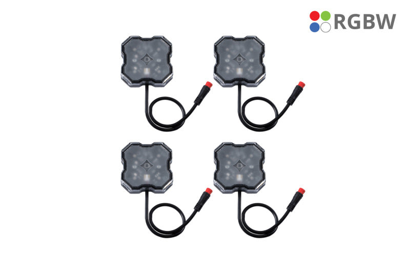 Diode Dynamics Stage Series RGBW LED Rock Light (4-pack)