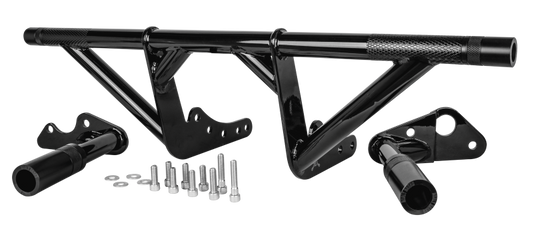 Burly Brand 18-Up M8 Softail Brawler Kit Front and Rear - Black