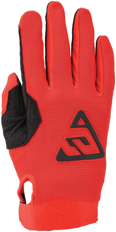 Answer 25 Peak Gloves Black/Red - Small