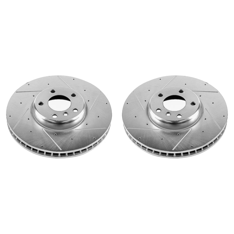 Power Stop 10-17 BMW 535i GT Front Evolution Drilled & Slotted Rotors - Pair