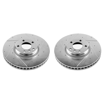 Power Stop 10-17 BMW 535i GT Front Evolution Drilled & Slotted Rotors - Pair