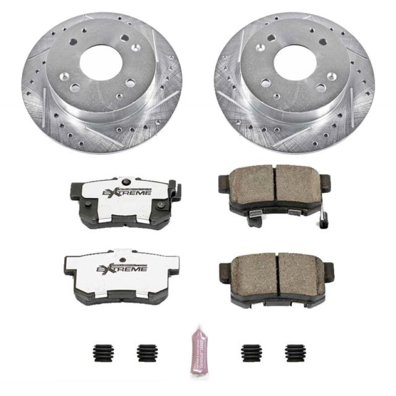 Power Stop 98-99 Acura CL Rear Z26 Street Warrior Brake Kit