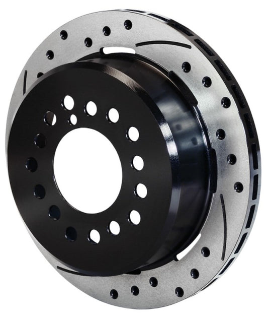 Wilwood Rotor-2.32in Offset-SRP-BLK-Drill-RH 12.19 x .810 - 5 Lug