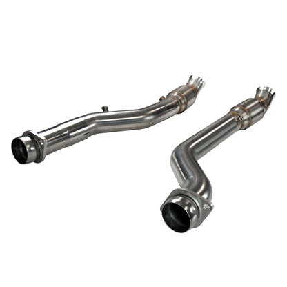 Kooks 2012+ Jeep Grand Cherokee SRT8 6.4L 3in Stainless GREEN Catted Connection Pipes