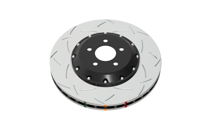 DBA 97-04 Corvette C5/C6 Front Slotted 5000 Series 2 Piece Rotor Assembled w/ Black Hat