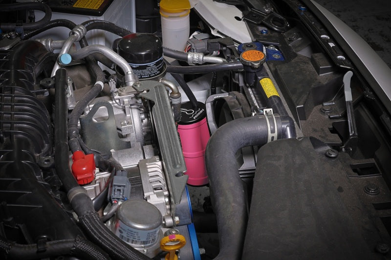 PERRIN 02-25 Subaru WRX / 04-21 STI / 13-26 BRZ/GR86/FRS/86 Coolant Overflow Tank - Hyper Pink