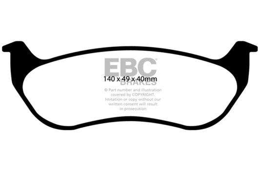 EBC 02-07 Jeep Liberty 2.4 Extra Duty Rear Brake Pads