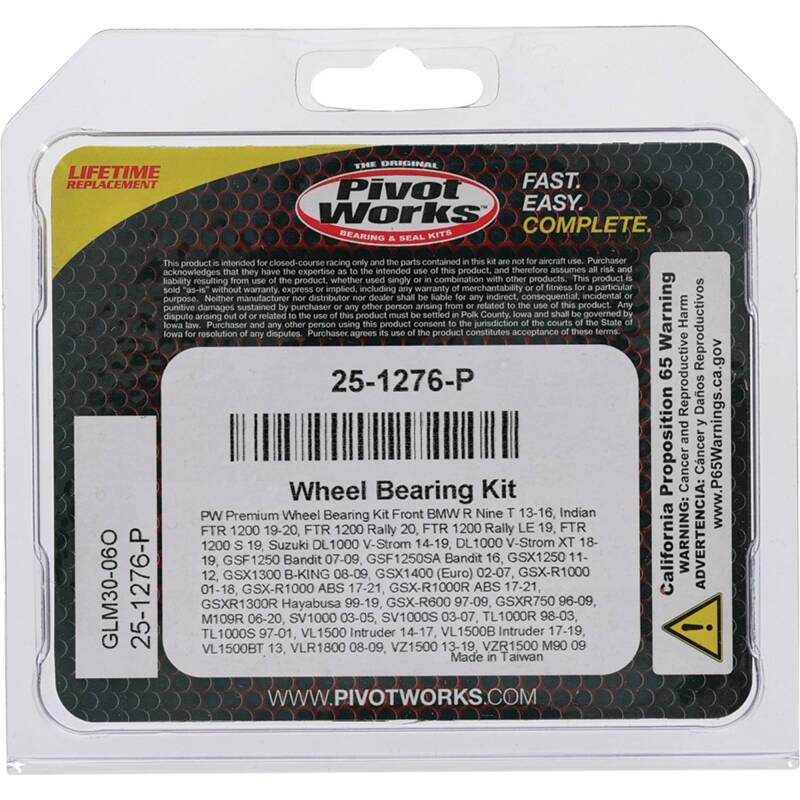 Pivot Works Pw Premium Wheel Bearing