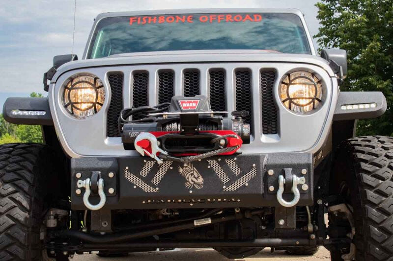 Fishbone Offroad 07-18 Jeep Wrangler JK Barracuda Modular Front Bumper - Base